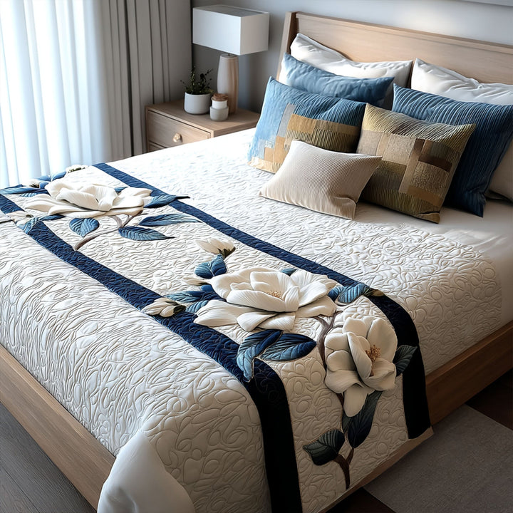 Couverture de lit matelassée Magnolia