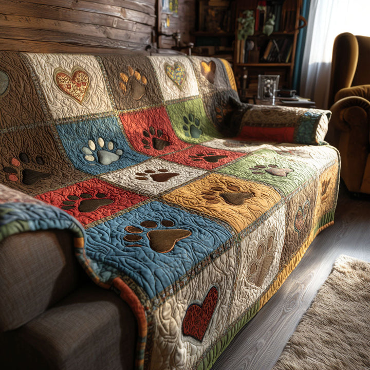 Housse de canapé matelassée Meadow Paw