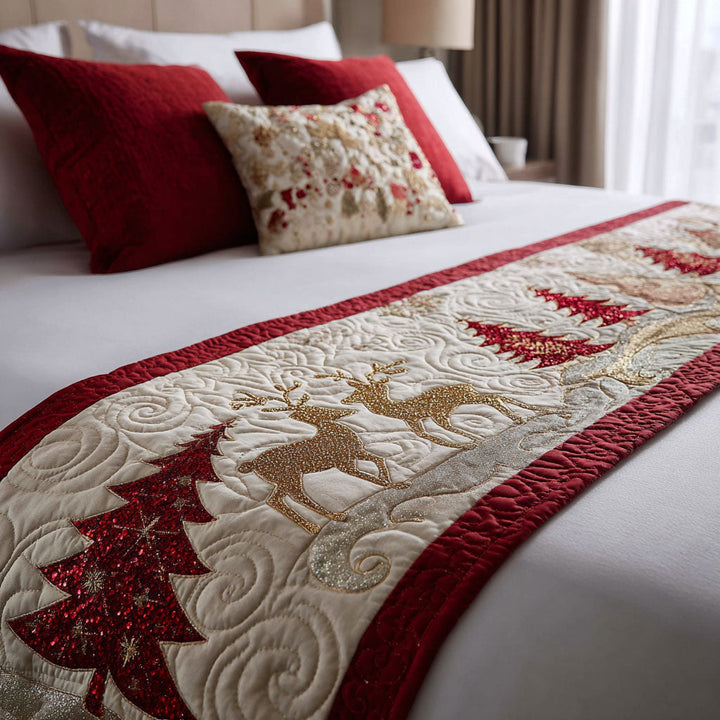 Couverture de lit matelassée Merry Boughs