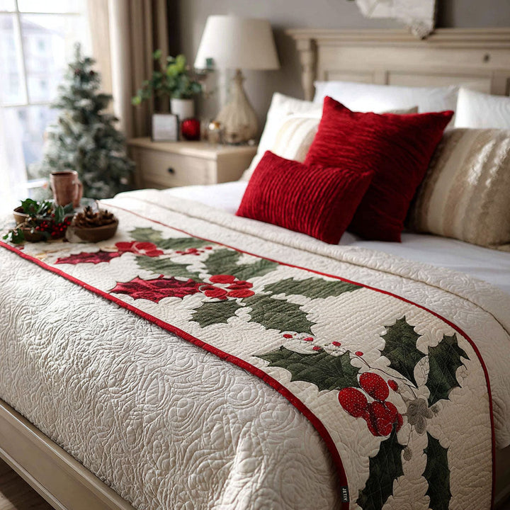 Couverture de Lit Matelassée de Noël