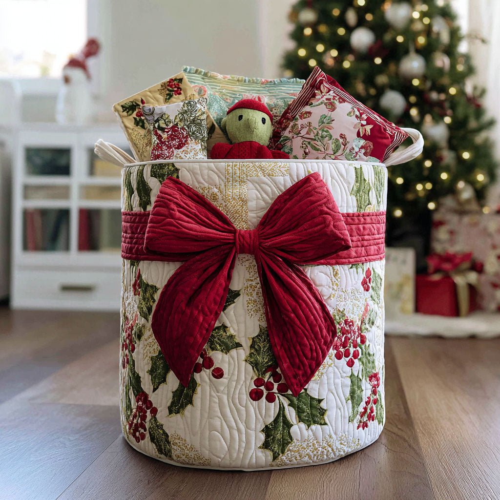 Panier à Linge Matelassé de Noël NCU0QN032