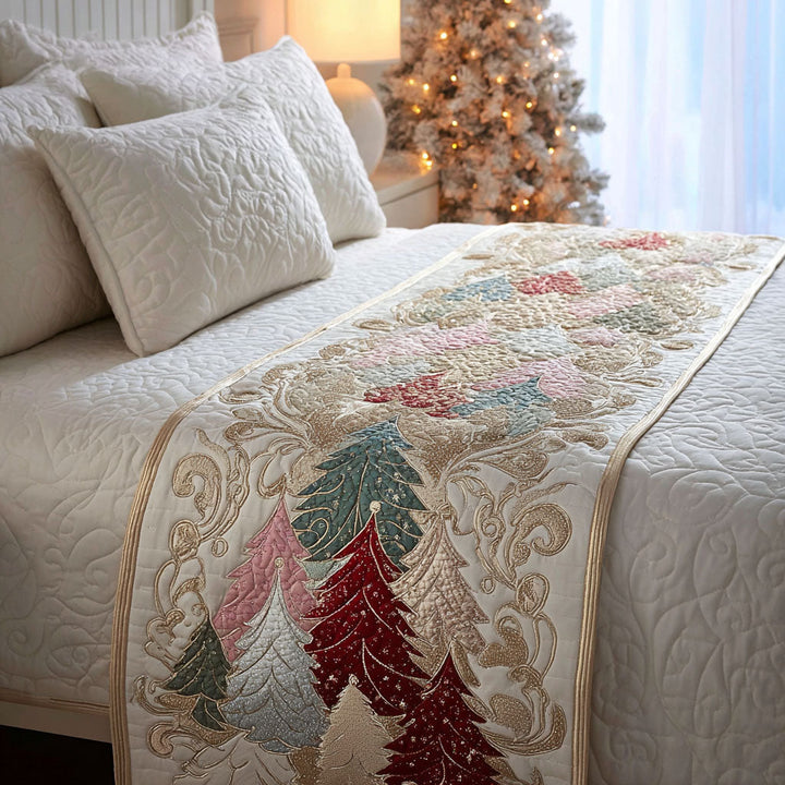 Couverture de lit matelassée Merry Spruce