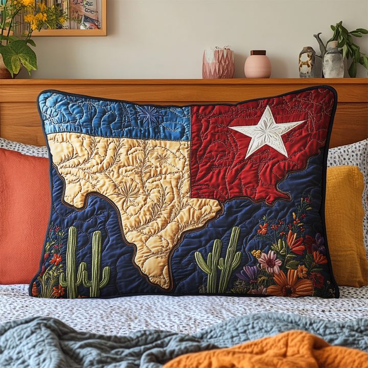 Housse de Coussin Matelassée Style Texas NCU0VH4751