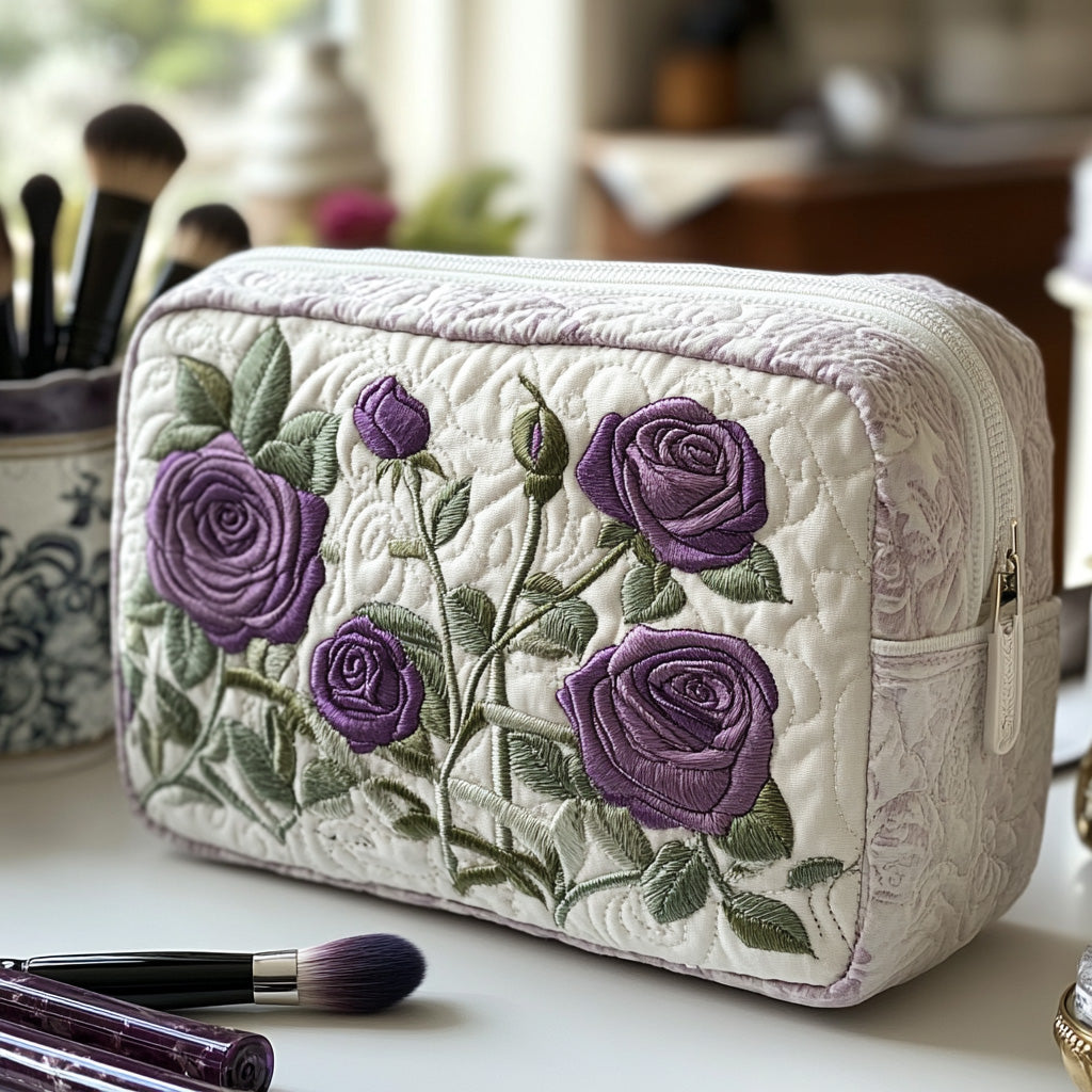 Trousse de Maquillage Matelassée au Clair de Lune