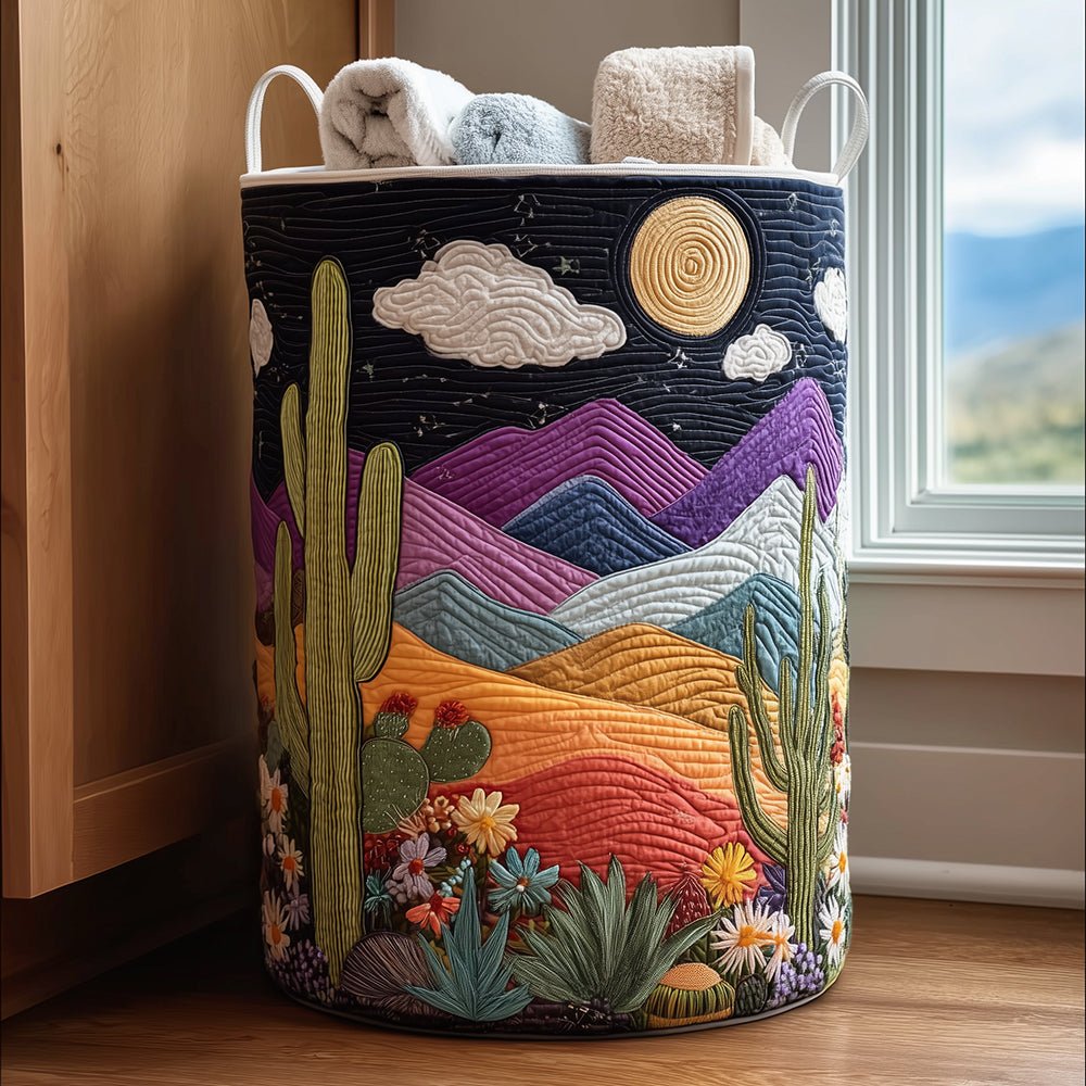 Panier à Linge Matelassé Dunes au Clair de Lune NCU0TH2974