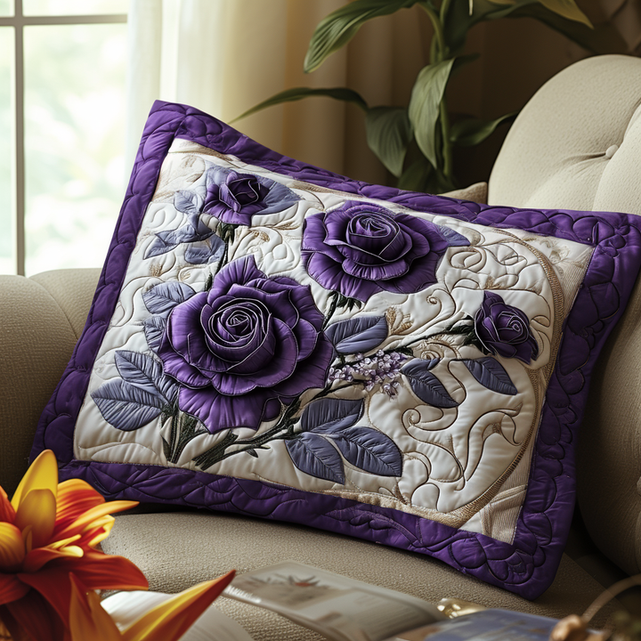 Housse de Coussin Matelassée Mystic Violet Rose NCU0DV6093
