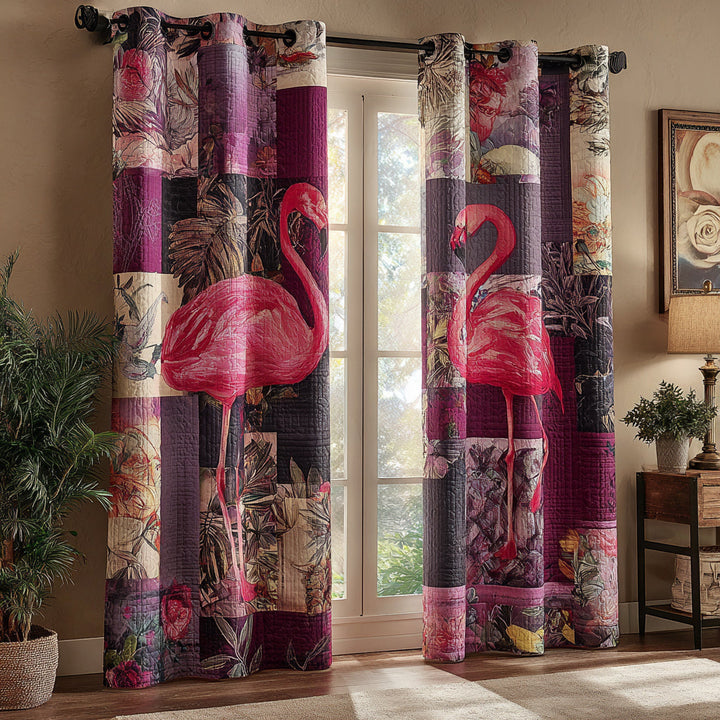 Rideaux Matelassés Flamant Mystique NCU0HH1729