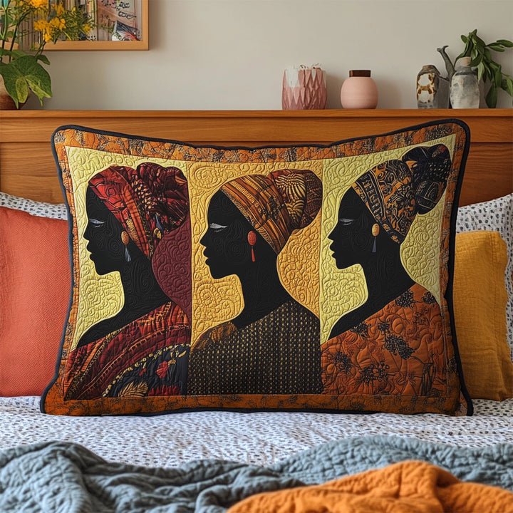 Housse de Coussin Matelassée Afro Chic NCU0VH4108