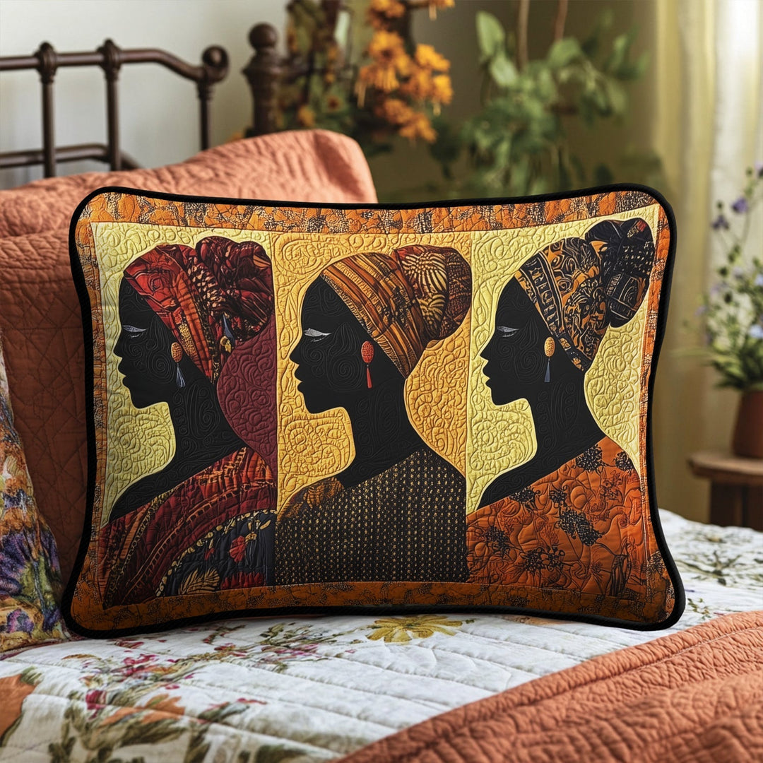 Housse de Coussin Matelassée Afro Chic NCU0VH4108