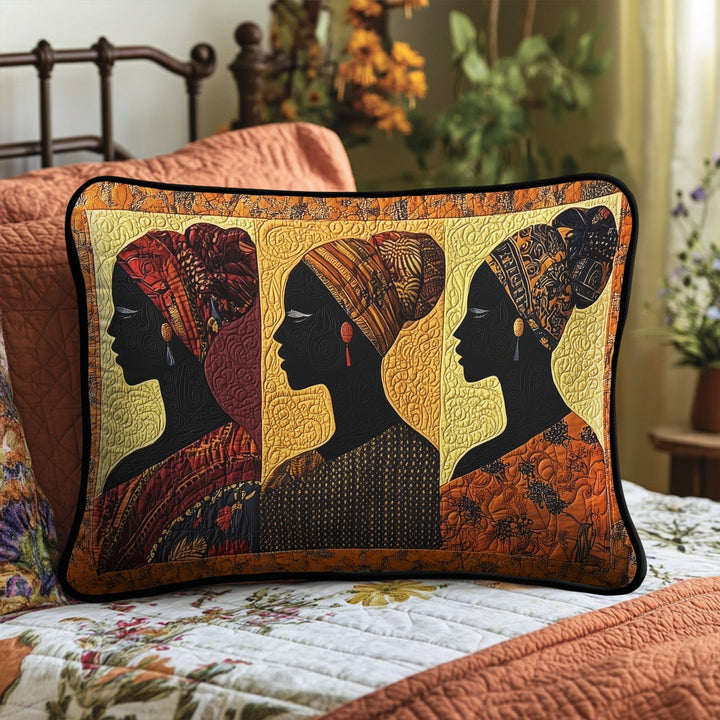 Housse de Coussin Matelassée Afro Chic NCU0VH4108