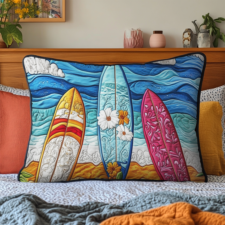Housse de Coussin en Quilted pour Retraite de Surf NCU0VL1839