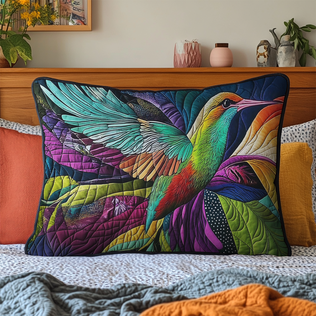 Housse de Coussin Matelassée Symphonie Florale NCU0VL970