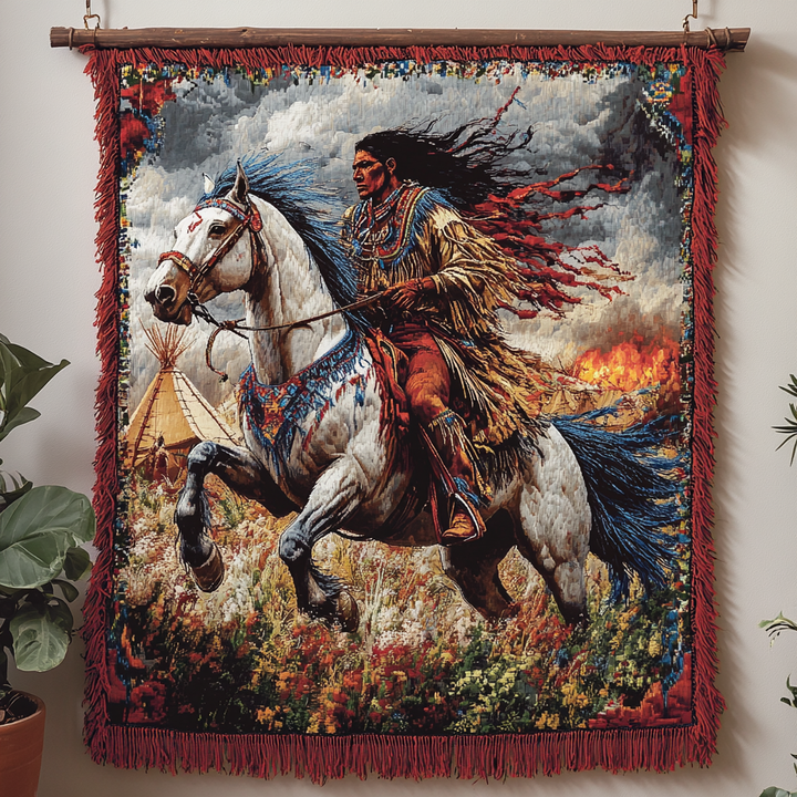 Couverture en Tissage de Cheval Natif NCU0DV3892