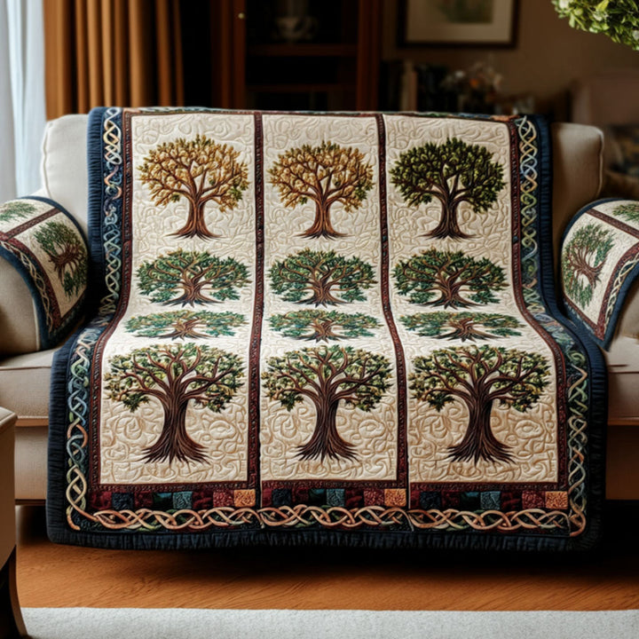 Housse de canapé matelassée Arbre de Vie