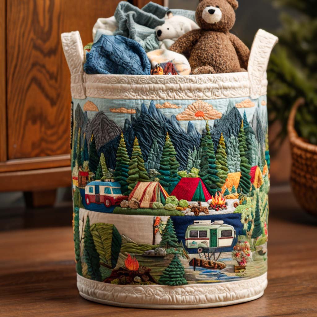 Panier à Linge Matelassé Nature Escape NCU0NNT1483