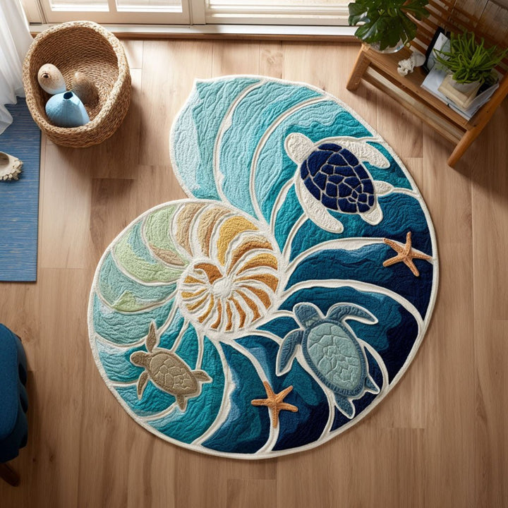 Tapis en forme personnalisée Nautilus Island Escape NCU0PT11683