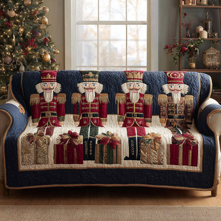Housse de canapé matelassée Nutcracker Parade