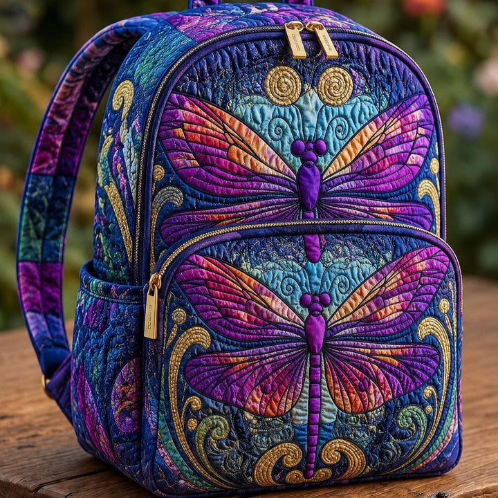 Sac à dos matelassé Libellule Lavande