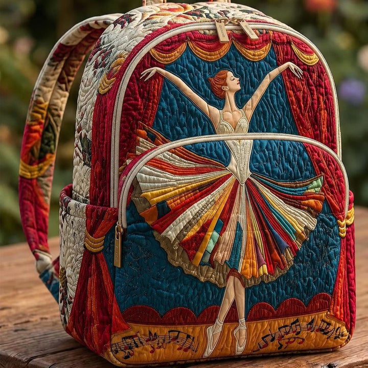 Sac à dos matelassé de ballerine gracieuse