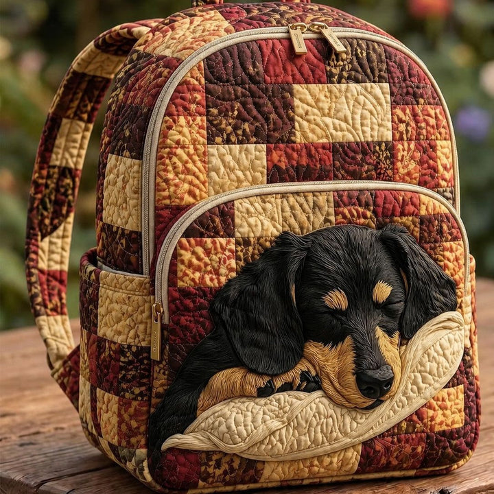 Sac à dos matelassé vintage Badger
