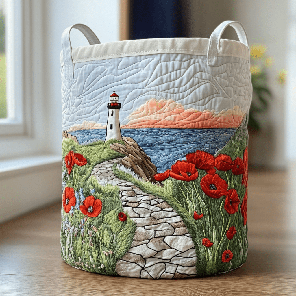 Panier à Linge Matelassé Phare Océan NCU0DDK730