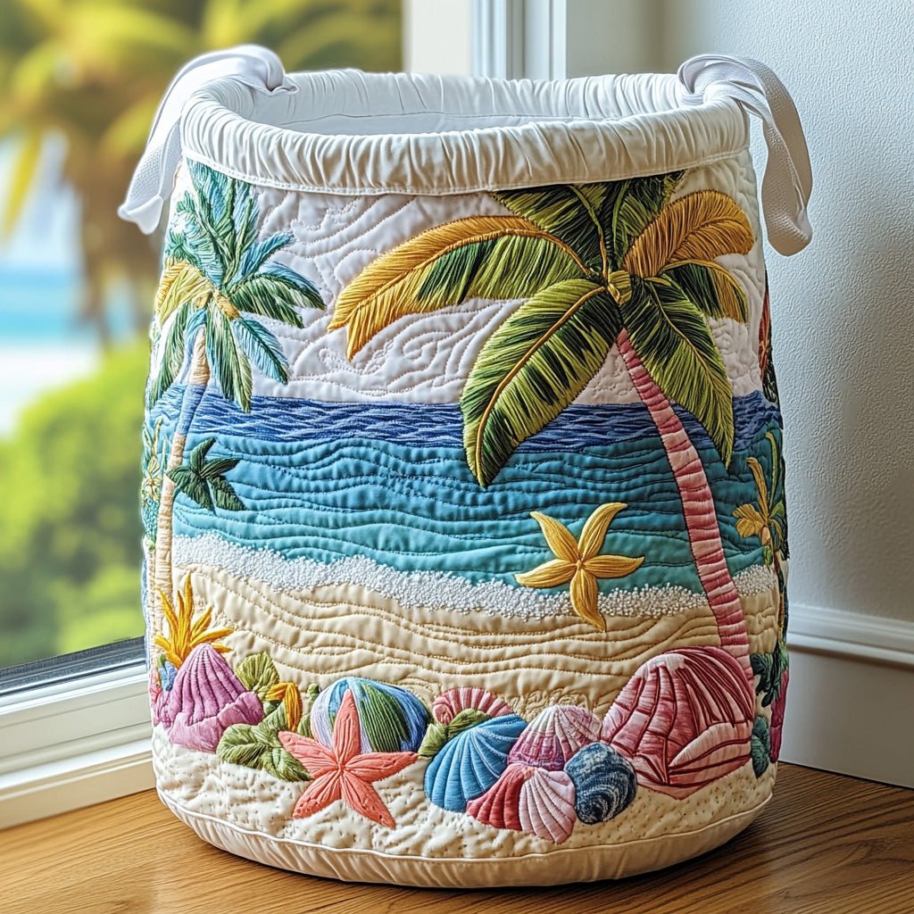 Panier à Linge Matelassé Océan Sérénité NCU0PVL491