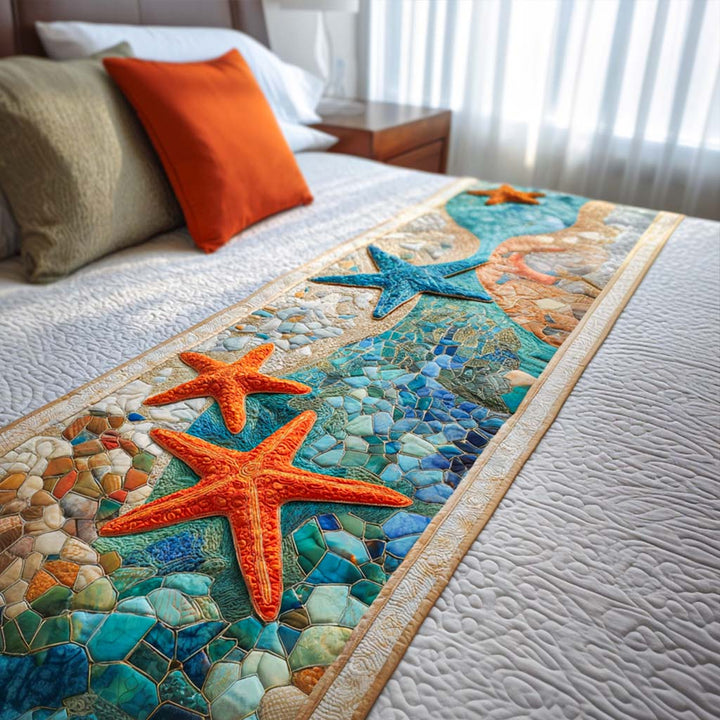 Couverture de lit matelassée Ocean Stars