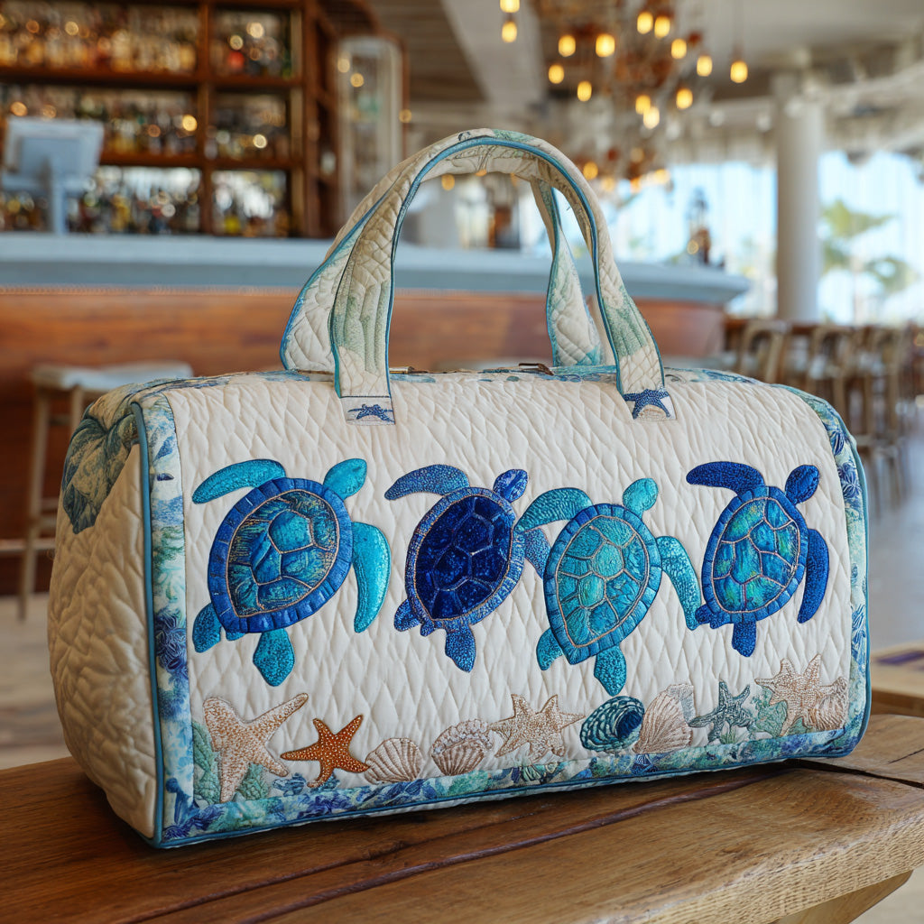 Sac de voyage matelassé Tortue Océan