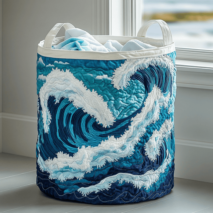 Panier à linge matelassé Océan NCU0DDK862