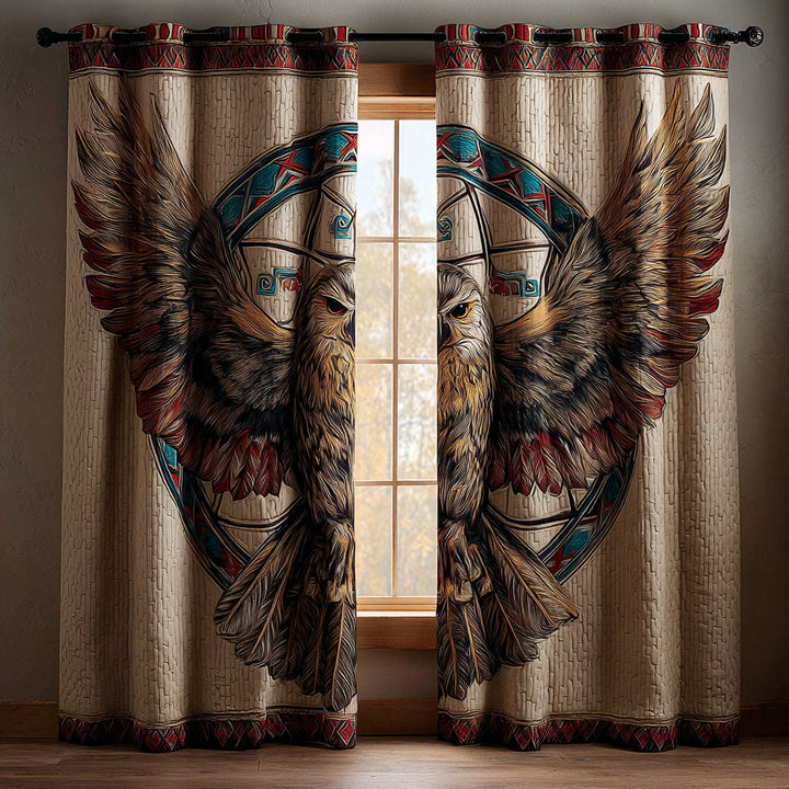 Rideaux matelassés Owl Echo NCU0DK11756