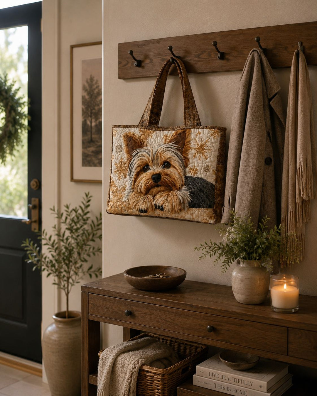 Sac Tote Matelassé - Adorable Yorkshire
