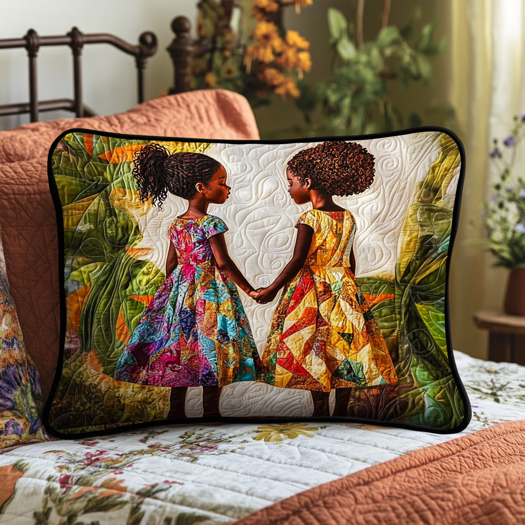 Housse de Coussin Matelassée Amour Patchwork NCU0NT8045