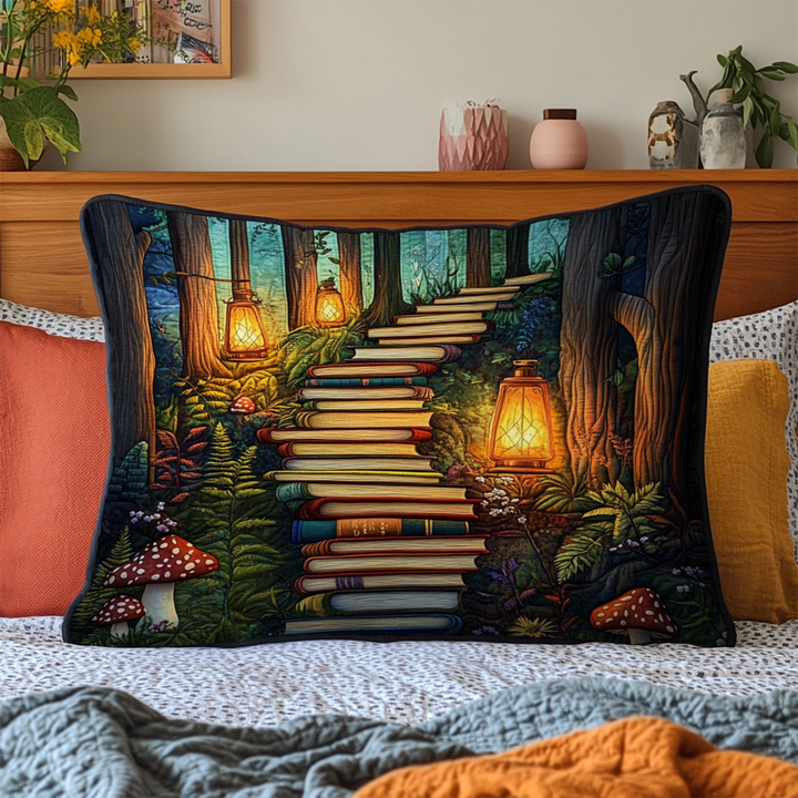 Housse de Coussin Matelassée Chemin des Histoires NCU0NT7078
