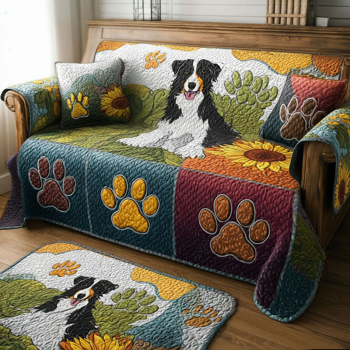 Housse de canapé matelassée Paw Homestead