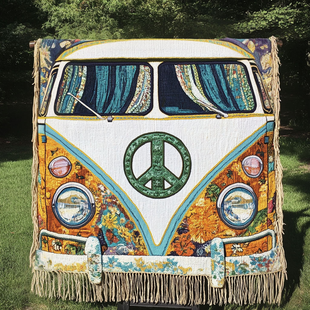 Couverture en Tissu Peace Van