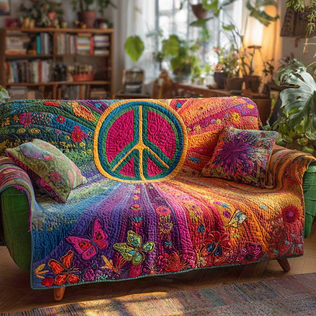 Housse de Canapé Matelassée Hippie