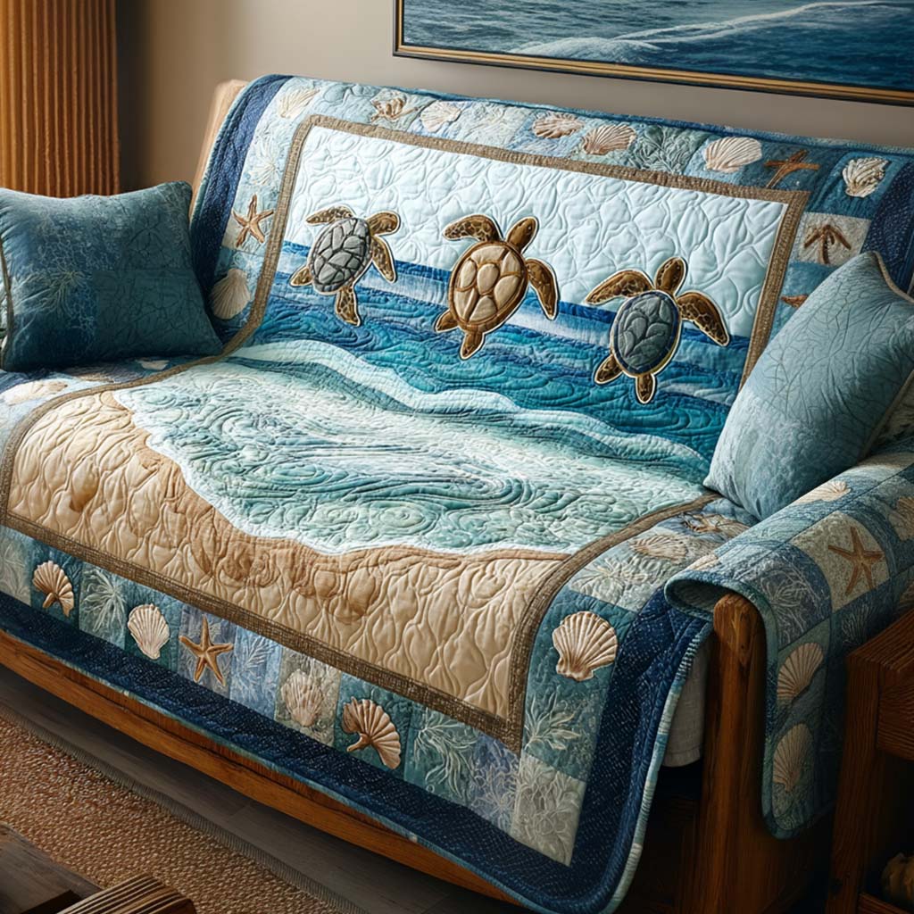 Housse de Canapé Matelassée Tortue