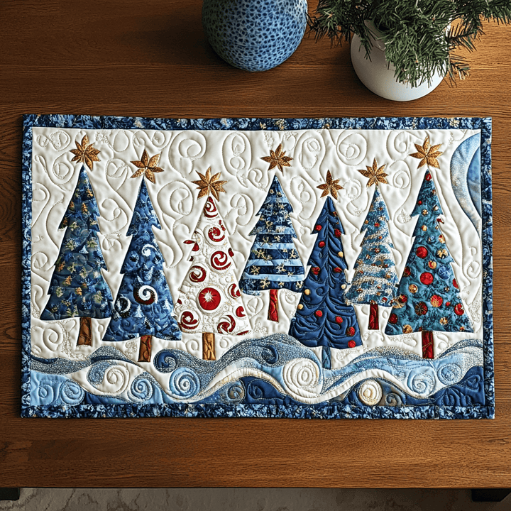 Nappe en Patchwork de Menthe NCU0PT1790