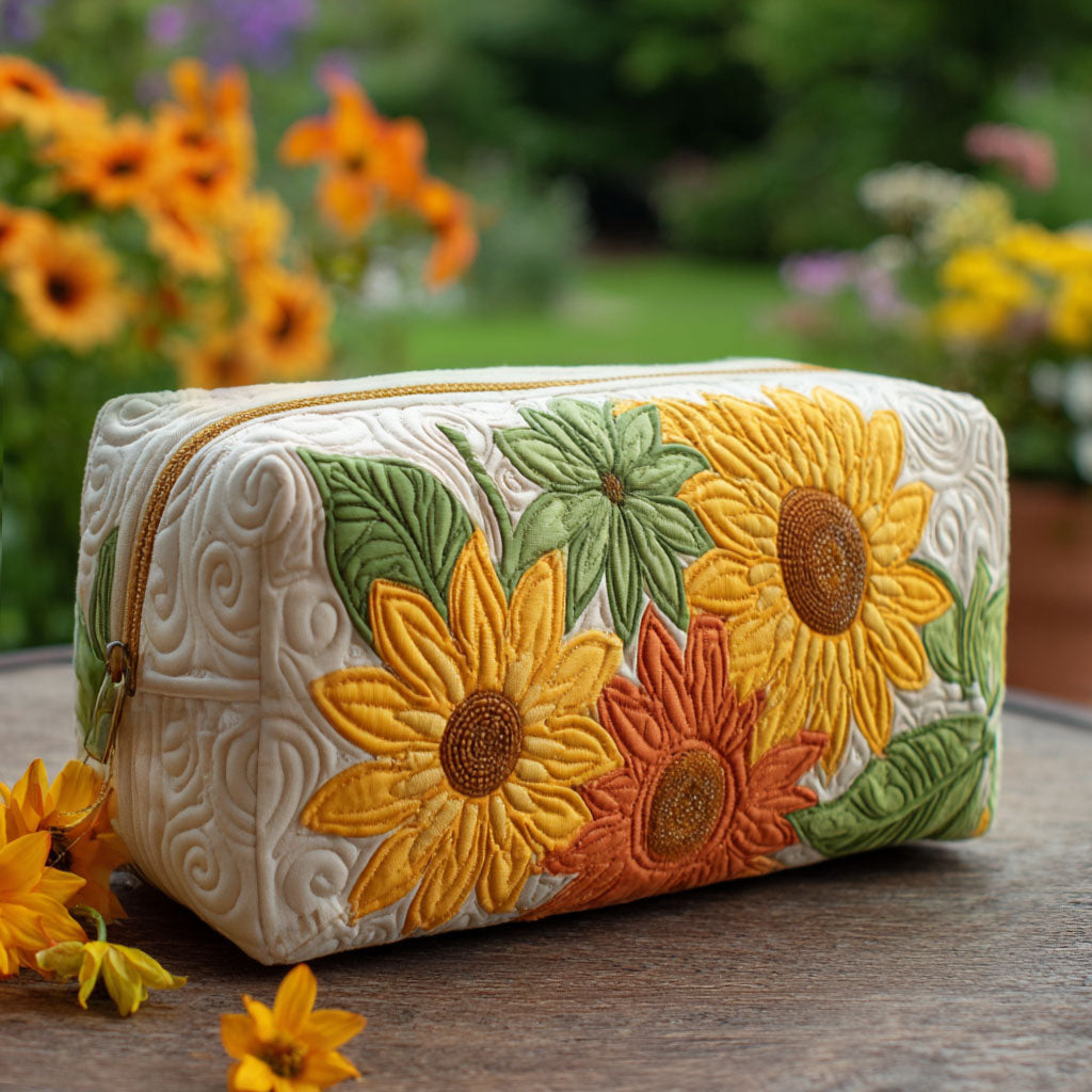Trousse de Maquillage Matelassée Petal Dreams