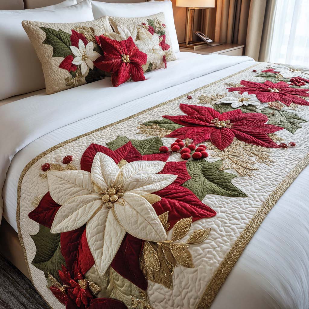 Couverture de Lit Matelassée de Noël