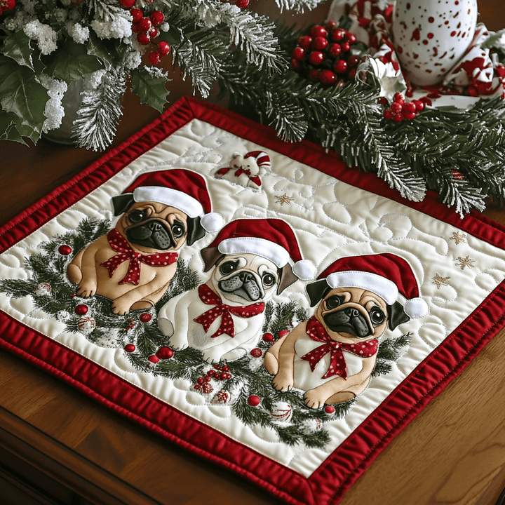 Napperon Matelassé Esprit Pug NCU0DK10609