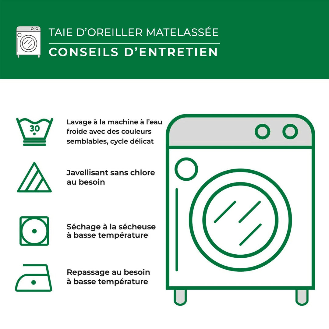 Taie d'oreiller matelassée Texas Longhorn NCU0VH5859