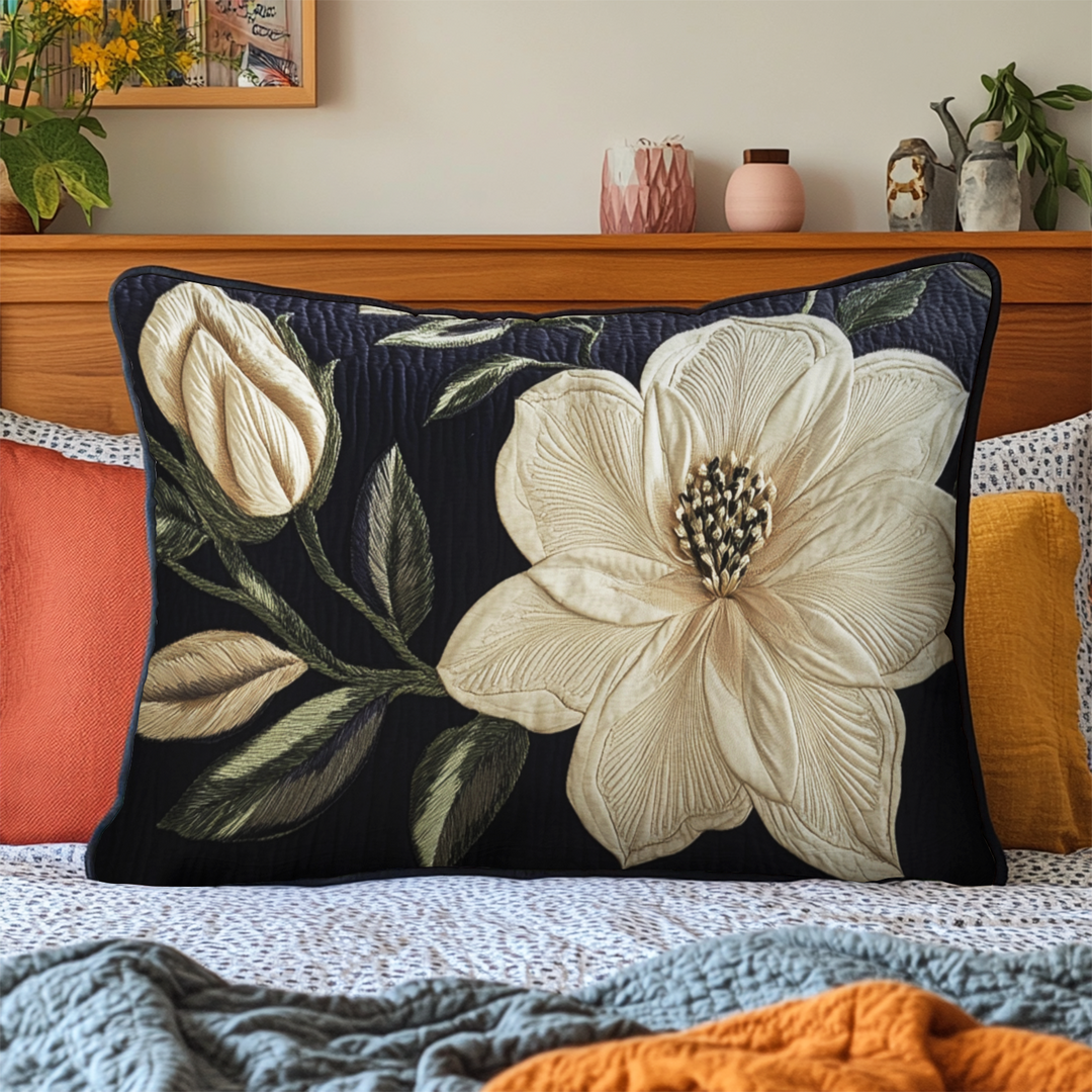 Housse de Coussin Matelassée Élégance Pétale NCU0VH5140