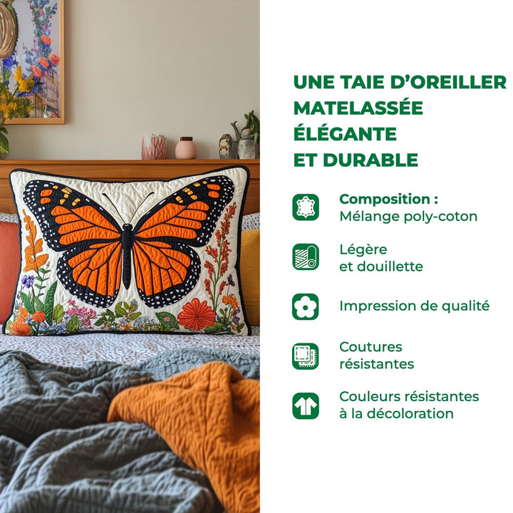 Taie d'oreiller matelassée Hummingbird antique NCU0DV6288