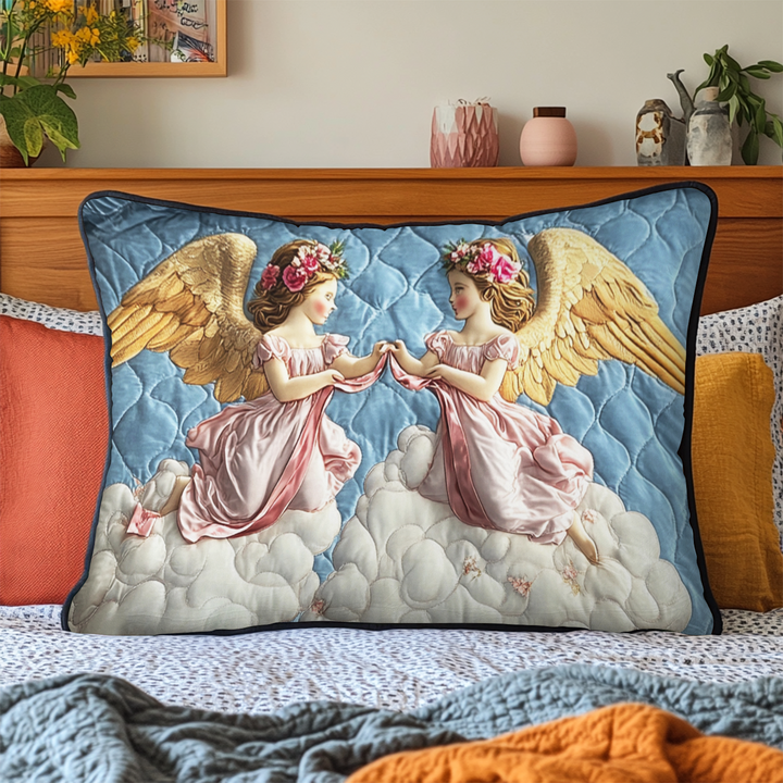 Taies d'oreiller matelassées Heavenly Twins NCU0VH4188