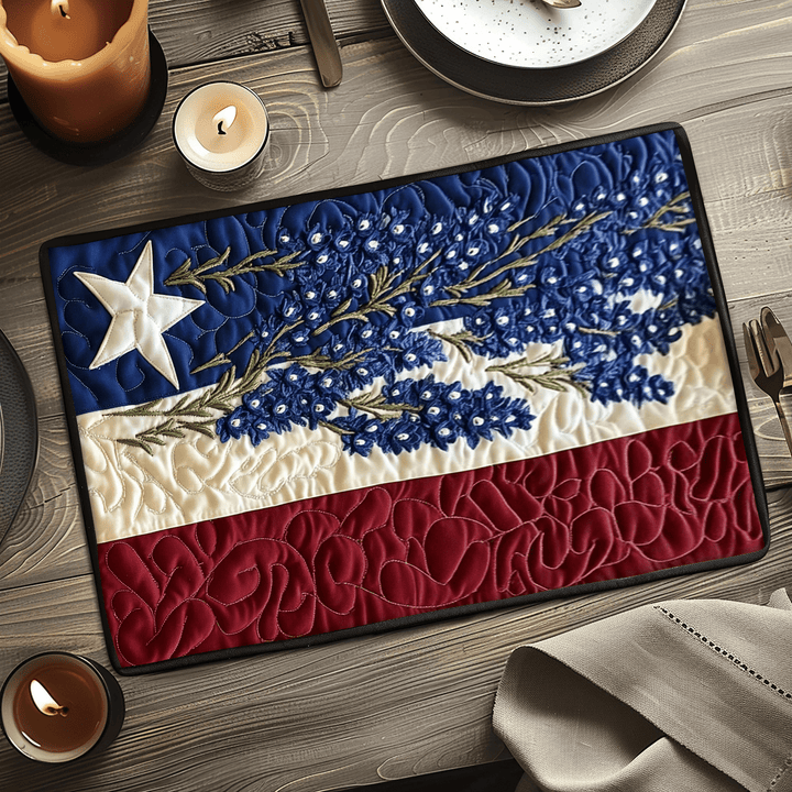 Nappe Matelassée à Motif Drapeau NCU0VH4395