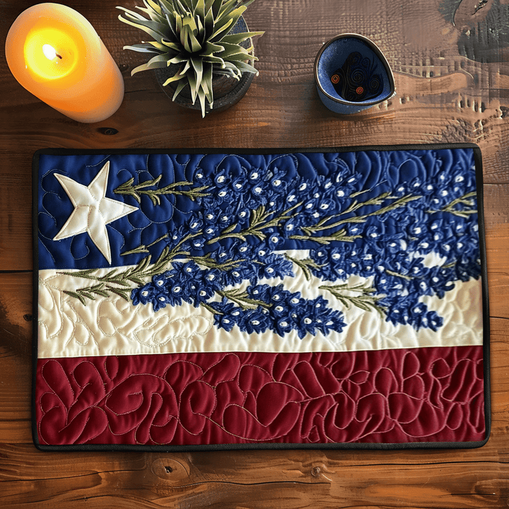 Nappe Matelassée à Motif Drapeau NCU0VH4395