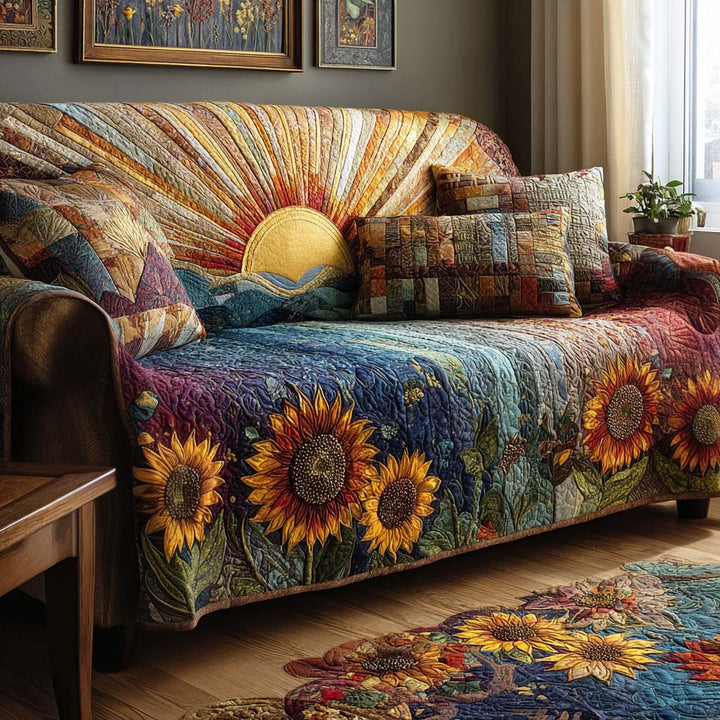Housse de canapé matelassée Sunshine