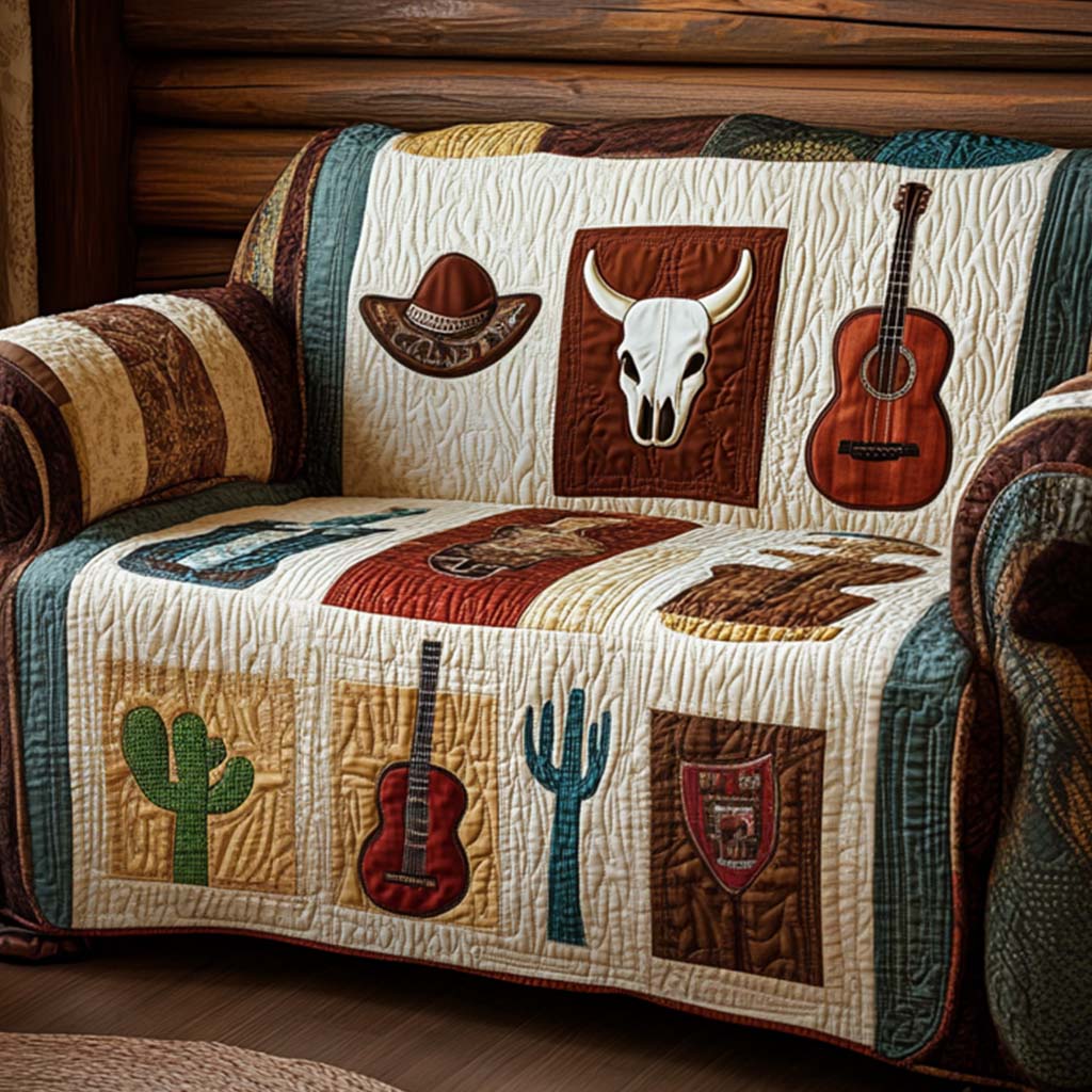 Housse de Canapé Matelassée Cowboy