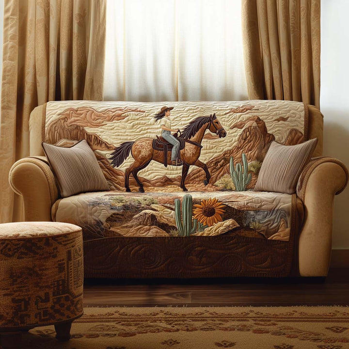 Housse de canapé matelassée Cowboy